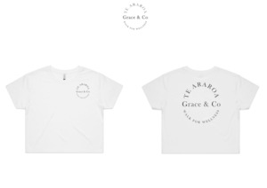 Walk For Wellness Kiri Desborough: Grace & Co - Ladies Crop Tee
