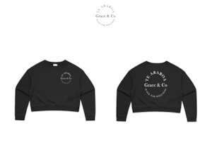 Grace & Co - Ladies Crop Crew