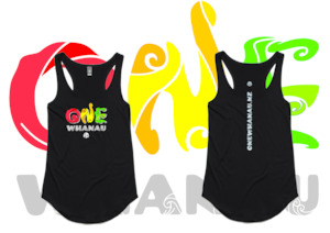 One Whanau Singlet - Ladies Racer Back