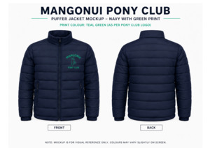 MANGONUI PONY CLUB Puffer Jacket