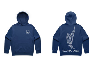 Best Selling: Te Ara o Waimahana Hoodies - Whale Bone Tohu - Unisex
