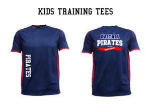 Kaitaia Pirates Collection: Kids Training Tees