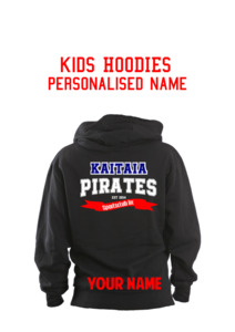 Kaitaia Pirates Collection: Kids Kaitaia Pirates Hoodies NAMED