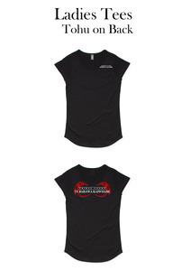 Te Rarawa Kaiwhare: Te Rarawa Kaiwhare Ladies Tee Tohu on Back
