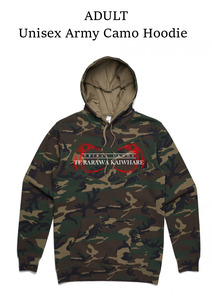 Te Rarawa Kaiwhare: Te Rarawa Kaiwhare Army Camo Hoodie