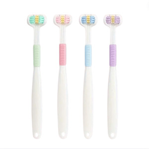 Kids White Toothbrush Bundle - 4 toothbrushes!