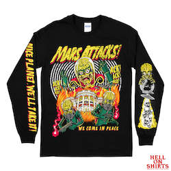 Long Sleeve: Mars Attacks Ack Invasion Long Sleeve Size S