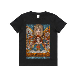 Kids: Labyrinth Stained Glass Kids Tee