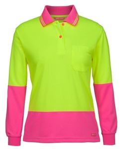 Women: JB's LADIES HV L/S COMFORT POLO 6LHCL