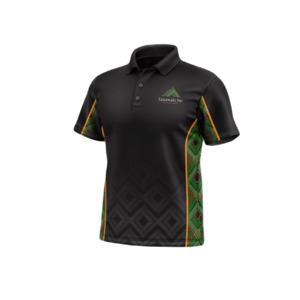 Taranaki Iwi Adult Polo (Black)