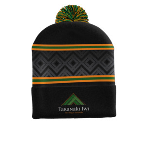 Taranaki Iwi Beanie – Black