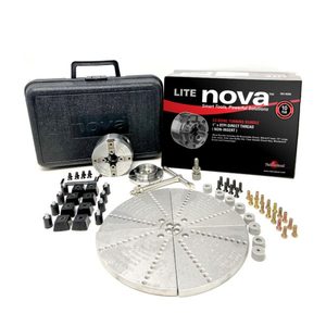 Products: RECONDITIONED NOVA G3 LITE BOWL TURNING CHUCK BUNDLE DIRECT THREAD 1” x 8TPI (SKU 48308) - NOVA, a Teknatool Brand