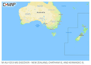 C-MAP Discover - New Zealand, Chatham, Kermadec