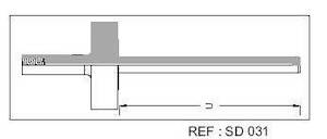 Temperature Sensor: Parallel Raised Face Flanged Thermowell