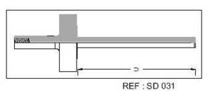 Temperature Sensor: Parallel Raised Face Flanged Thermowell