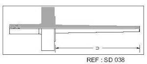 Thermocouple & RTD Probes: Tapered Raised Face Flanged Thermowell