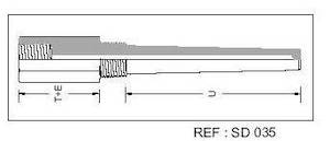 Temperature Sensor: Thermowell Tapered c/w Lagging Extension