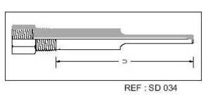 Thermowell with Stepped Stem