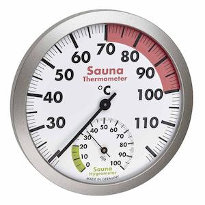 Thermo Hygrometers: TFA Analogue Sauna Thermo-Hygrometer