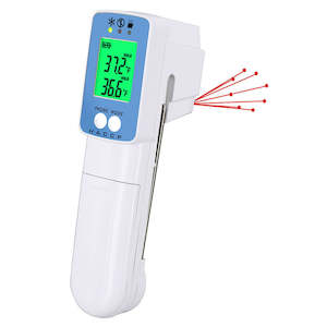 Thermometers For Food Safety: Digital Infrared Thermometer with Thermocouple Probe HACCP