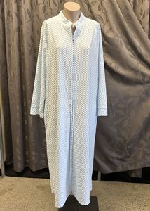 Cotton Rich Bobble Zip Robe - Temptations Lingerie & Swimwear