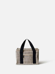 Citta: Grid Cooler Bag Small | Natural