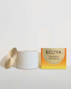 Home Fragrance: ECOYA | Outdoor Candle | Citronella + Lemongrass