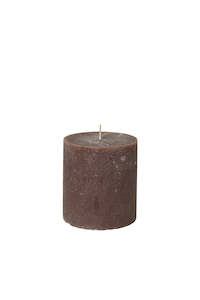 BROSTE Candle Pillar H110 | Dark Brown