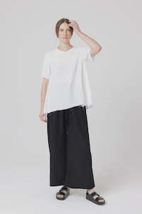 Company Of Strangers: Cube Tee|Ivory Viscose Twill