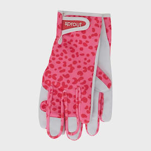 Goatskin Gloves | Cheetah Spot Pink