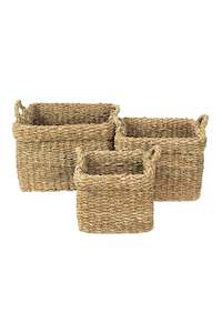 Briar Square Baskets w Handles