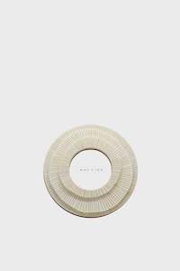 Fleur Round Frame 3x3 - Cream