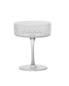 Glassware: Crystal Goblet Champagne Glass | Set of 2
