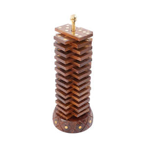 Games: Wooden Domino Stand Set