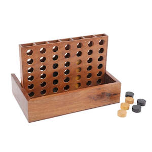 Wooden Connect 4 Set