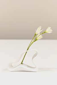 Infinity Ribbon Bud Vase