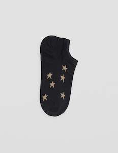 Gifts For Her: Gold Glitter Socks