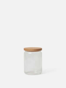 Citta: Storage Jar with Wooden Lid | Medium