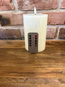 Home Fragrance: LED Battery Pillar Candle 10 x 15