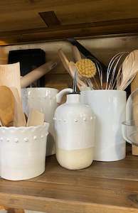 Ceramic: Beaded Oil Pourer