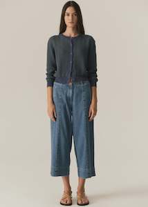 Carsen Crop Pant | Light Wash