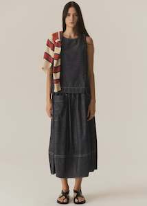 Avrid Skirt | Chambray