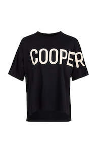 Cooper: Left Hanging T-Shirt | Black