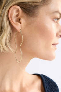 Svel Long Hoop Earring