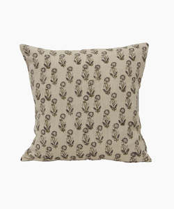 Liliana Floral Handblock Cushion Cover