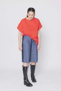 Company Of Strangers: Polar Shorts | Denim Blue | Light Cotton Denim