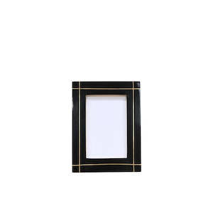 Alder Frame | Black + Gold