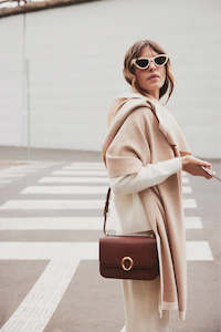 The Bellarine Merino Wrap | Camel