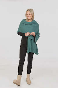 Scarfs: Ribbbed Wrap | Mist