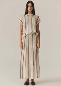 Pol: Tedd Knit Tee - Natural | Ivory